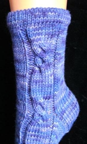Sonjas Sockenland Cable Sock